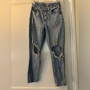 American Eagle Strigid Ripped Jeans